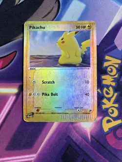2003 POKEMON EX SANDSTORM #72/100 PIKACHU REVERSE HOLO HP - Image 1
