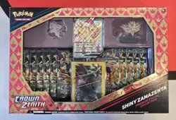 Pokemon Crown Zenith Shiny Zamazenta Premium Figure Collection Sealed - Image 1