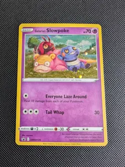 Galarian Slowpoke SWSH126 Holo Promo Sword & Shield Promo Pokemon Near Mint - Image 1