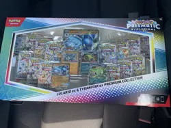 Pokemon Prismatic Lucario and Tyranitar Premium Collection In Hand Ready To Ship - Image 1