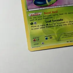 Pokemon TCG Black White Dragons Exalted Shiny Serperior 125/124 Textured Holo LP - Image 2