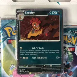 Pokemon Journey Together Sealed Lot Booster Bundle with 3 Pack Blister Scrafty - Image 4