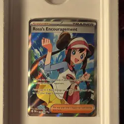 The Pokemon Company Rosa's Encouragement 114/088 POR Full Art Holo Pokemon TCG - Image 1