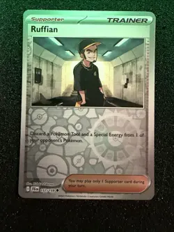Pokemon - Ruffian 157/159 - Reverse Holo - SV09 Journey Together - Image 1