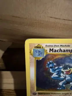Pokemon TCG Machamp 8/102 Deck Exclusives 1st Edition Shadowless Holo English - Image 2