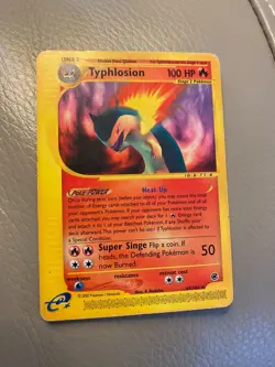 Pokemon Expedition Typhlosion Non-Holo Rare 65/165 LP - Image 1