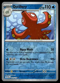 Octillery 034/159 Uncommon Journey Together Pokemon Reverse Holo NM - Image 1