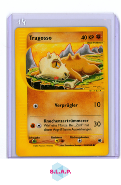 TRAGOSSO POKEMON 103/165 2002 EXPEDITION REVERSE GERMAN - Image 1