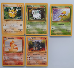 Pokemon Kartensammlung Jungle Deutsch Englisch Non Holo Un/common Gebraucht - Image 1
