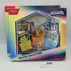 ⭐SHIPS TODAY⭐ Pokemon TCG Prismatic Evolutions Poster Collection Box Sealed x2 - Image 1