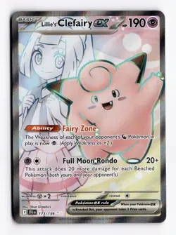 Lillie’s Clefairy ex 173/159 Full Art Ultra Rare - Journey Together - NM/M - Image 1
