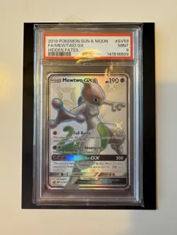 Pokemon Mewtwo Gx Sv59 Hidden Fates PSA 9 - Image 1
