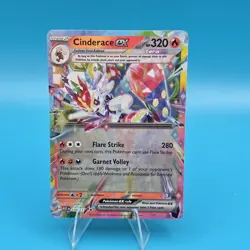 Pokemon TCG Cinderace ex Holo Double Rare ME: Ascended Heroes 038/217 NM - Image 1