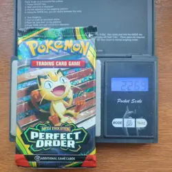 Pokemon Tcg Mega Evolution Perfect Order Heavy 22.69g Booster Pack New Sealed - Image 1