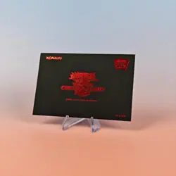 YU GI OH WCS 2018 RED SECRET RARE PROMO 20TH ANNIVERSARY 1 OF 9500 - Image 1