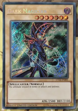 Yugioh | Dark Magician (CT14-EN001) | Secret Rare NM - Image 1