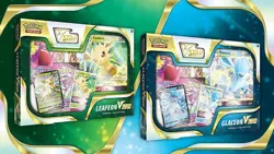 Pokemon TCG Glaceon & Leafeon Vstar Special Collection Box Bundle Presale - Image 1