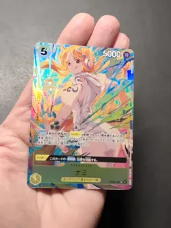 ONE PIECE TCG Nami SR OP08-106 Promo Parallel Japanese - Image 1