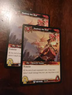 Nadina the Red X2 - Tomb of the Forgotten - World of Warcraft TCG WOW - Image 1