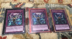 YUGIOH - 3x Infinite Impermanence - FLOD-EN077 - Secret Rare - LP/MP - Image 1