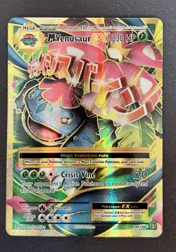 M Venusaur EX 100/108 Full Art Ultra Rare Holo Card XY Evolutions - Image 1