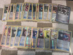 Pokemon TCG Lot Of 27 Reverse Holo Trainer Cards From Various Sets LP-MP - Image 1