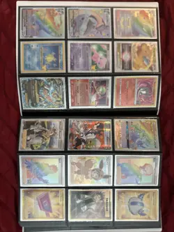Pokemon Card Binder Lot 153 Cards Mixed Ex, V, Vmax, Gx, Trainer, Full Arts, Ect - Image 2