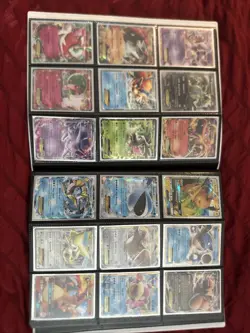 Pokemon Card Binder Lot 153 Cards Mixed Ex, V, Vmax, Gx, Trainer, Full Arts, Ect - Image 3