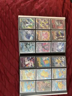 Pokemon Card Binder Lot 153 Cards Mixed Ex, V, Vmax, Gx, Trainer, Full Arts, Ect - Image 5