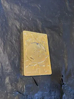 1999 Pokemon Jigglypuff 23K Gold Plated Card Burger King Nintendo - Image 2