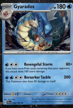 Gyarados - (Cosmo Holo) Holo Promo Miscellaneous Cards & Products 043/193 NM - Image 1