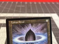 Vintage 1997 MTG Tempest Lotus Petal Card NM - Image 5