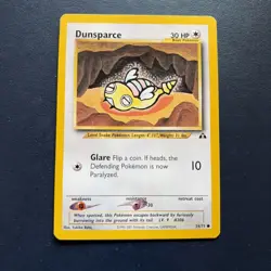 Pokemon Card Dunsparce 54/75 Neo Discovery Common LP EX COMBINED POSTAGE - Image 1