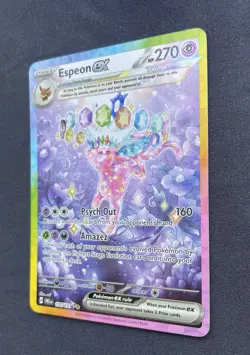 Espeon EX 155/131 Prismatic Evolutions Holo Pokemon Card *No Reserve* - Image 3