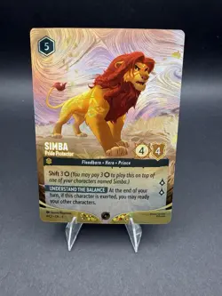 Simba Pride Protector Foil NM Card Challenge Promo Prize Top 64 Disney Lorcana - Image 1