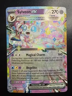 Sylveon ex 41/131 Prismatic Evolutions Pokemon Card - Image 1