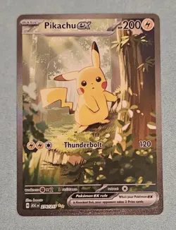 Pikachu ex SIR 276/217 Mega Evolution Ascended Heroes Pokemon Card NM Pack Fresh - Image 1