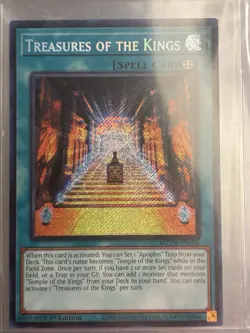 Treasures of the Kings MZTM-EN006 Secret Rare 1st Edition Yugioh English Card - Image 1