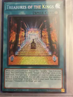 Treasures of the Kings MZTM-EN006 Secret Rare 1st Edition Yugioh English Card - Image 3