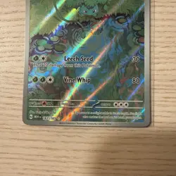 Pokemon Ivysaur Illustration Rare Holo Card Scarlet & Violet 151 167/165 100 HP - Image 5