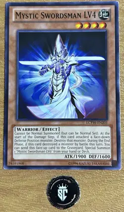 Mystic Swordsman LV4 - LCYW-EN201 - Common - Unlimited - Yugioh MP - Image 1