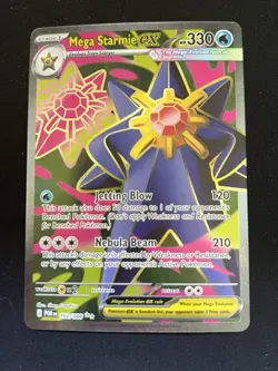 Mega Starmie Ex 102/88 Perfect Order - Pokemon TCG Card - Image 1