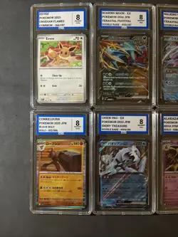 Pokemon TCG Graded Cards Lot Of 10 Slabs Grade 8 AEY NM/Mint - Image 2