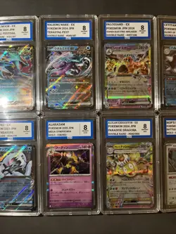 Pokemon TCG Graded Cards Lot Of 10 Slabs Grade 8 AEY NM/Mint - Image 3