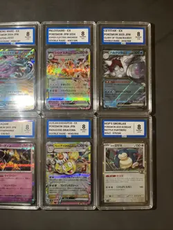 Pokemon TCG Graded Cards Lot Of 10 Slabs Grade 8 AEY NM/Mint - Image 4