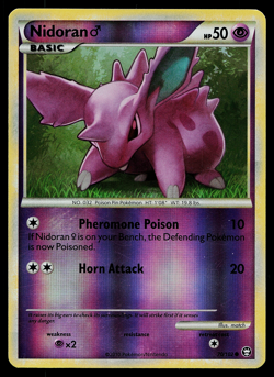 Nidoran 70/102 Triumphant Reverse Holo Pokemon Card LP-NM - Image 1