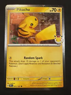 Pokemon TCG: Pikachu 51 Pokemon Day 2026 Collection Card NM - Image 1