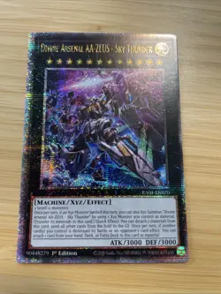 Yugioh Divine Arsenal AA-ZEUS - Sky Thunder RA04-EN70 Quarter Century 1st NM - Image 1