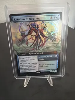 Emeritus of Ideation (Extended Art) Secrets of Strixhaven Regular Rainbow Foil. - Image 3