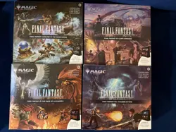 Magic The Gathering: Final Fantasy Scene Box Bundle Set of 4 BRAND NEW, SEALED - Image 1